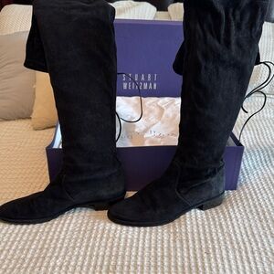 Stuart Weitzman Black Over the Knee Boots